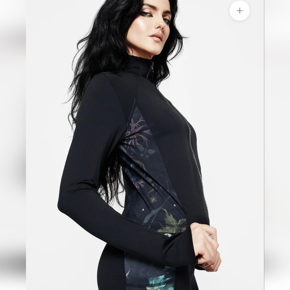 Disturbia Rosanella Fairy Zip Up - 8 NWOT